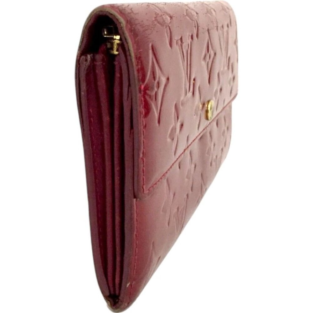 260199BH (L2) Louis Vuitton Wallet Long PommeD`Amour Monogram Vernis - Picture 4 of 9